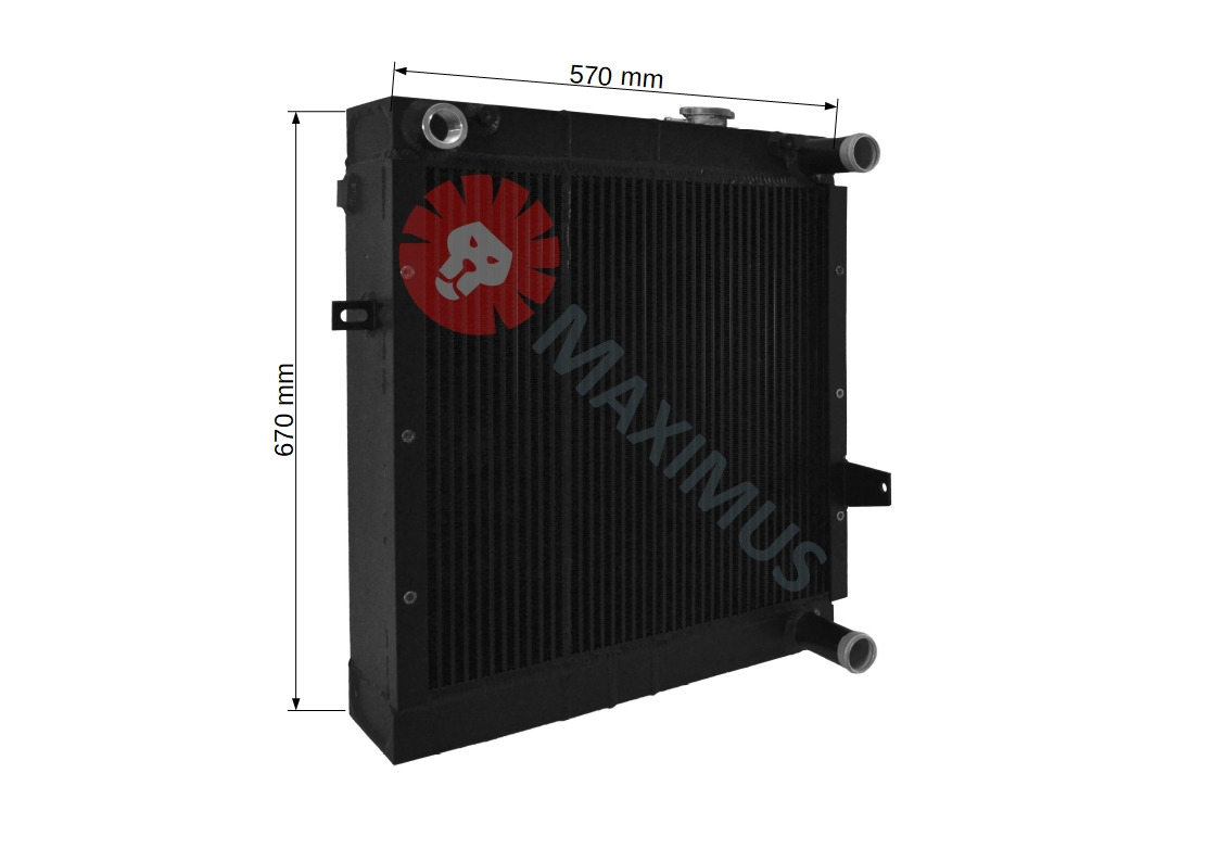 KOMATSU WB97S , WB91R , WB93R , WB97R , WB142 , WB140 - Radiator for Traktorgraver: bilde 3 KOMATSU WB97S , WB91R , WB93R , WB97R , WB142 , WB140 - Radiator for Traktorgraver: bilde 3