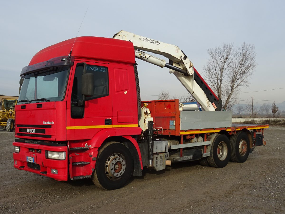 IVECO EUROSTAR 240E42 BONFIGLIOLI P30500XL - Planbil, Kranbil: bilde 1 IVECO EUROSTAR 240E42 BONFIGLIOLI P30500XL - Planbil, Kranbil: bilde 1
