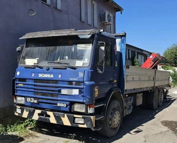 Scania 93 Carne - Kranbil: bilde 1 Scania 93 Carne - Kranbil: bilde 1