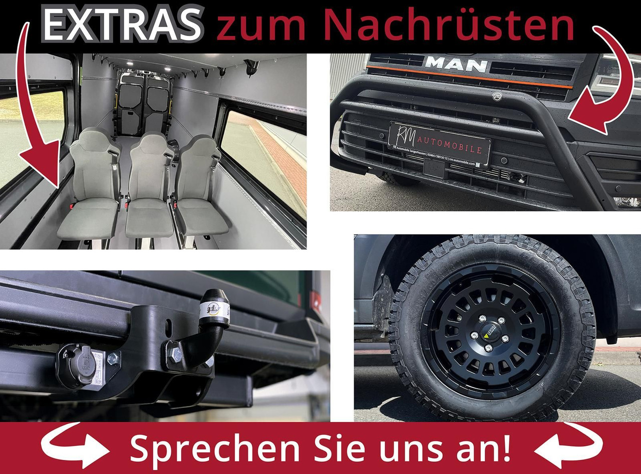 Kassebil MAN TGE 3.200 L3H3 Kasten 4x4 2-SITZE AHK ACC: bilde 40