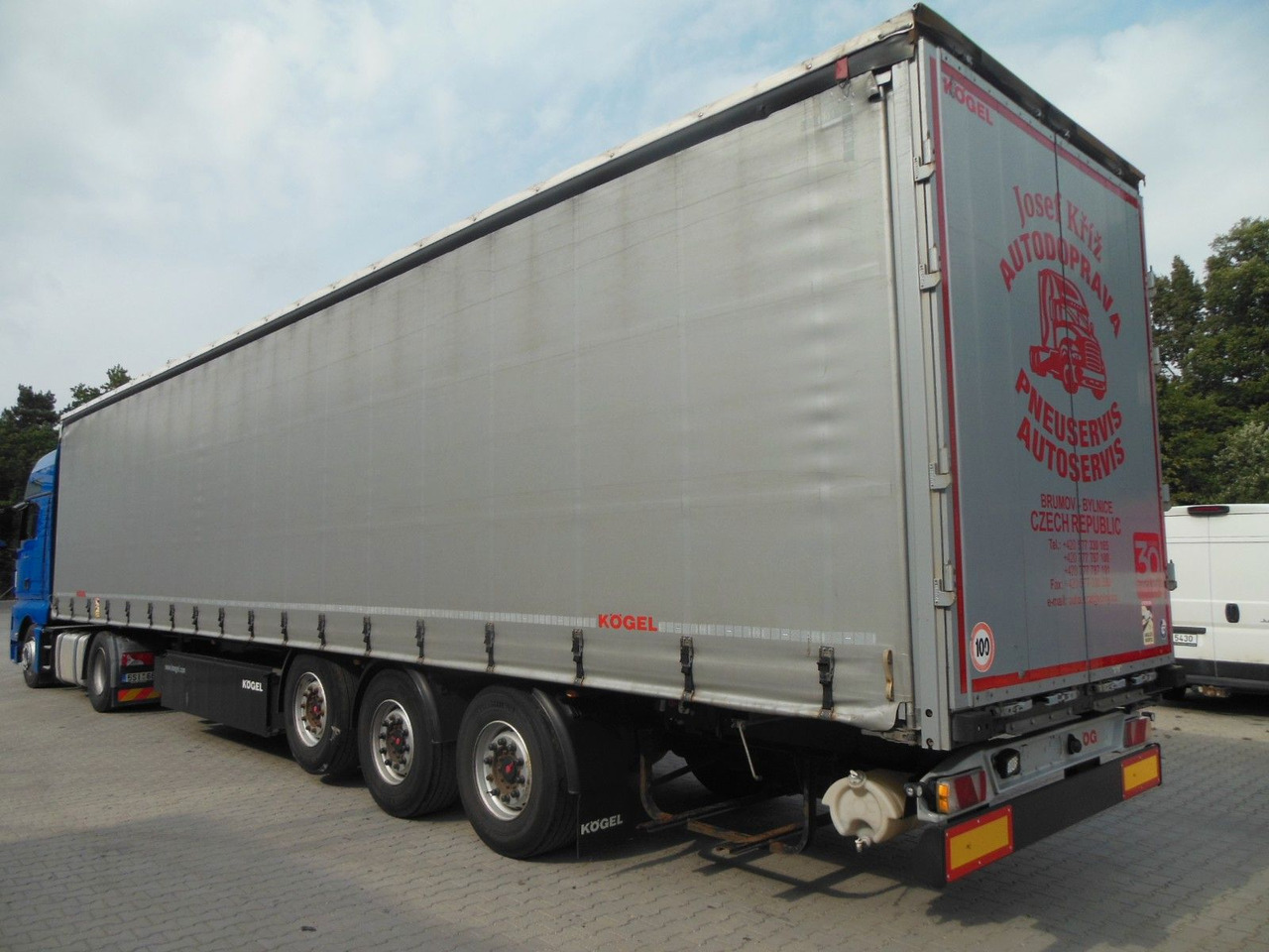Kögel SN 24, SAF, PALETTEN BOX, - Gardintrailer: bilde 4 Kögel SN 24, SAF, PALETTEN BOX, - Gardintrailer: bilde 4