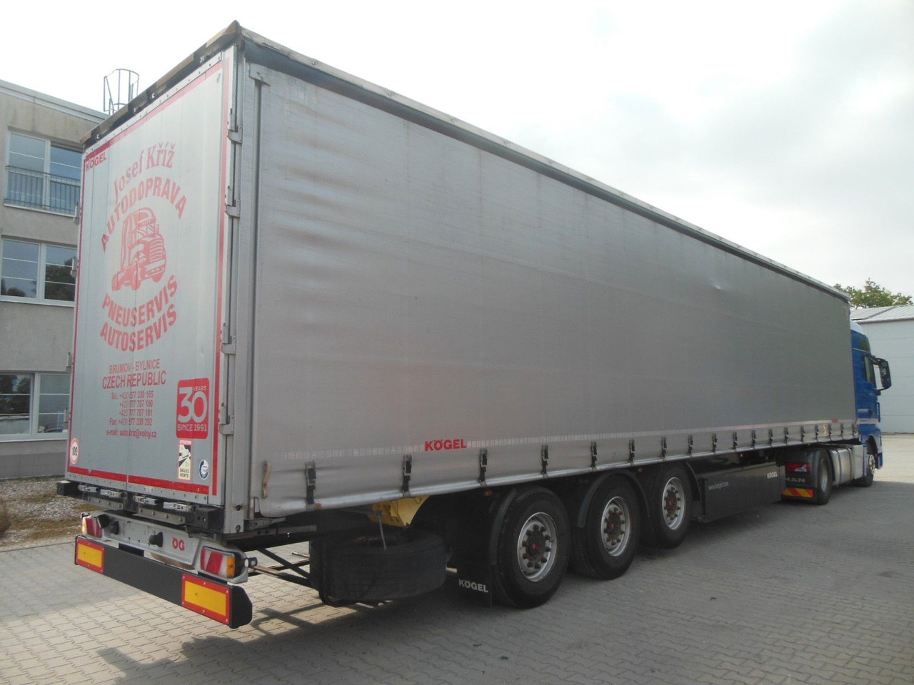 Kögel SN 24, SAF, PALETTEN BOX, - Gardintrailer: bilde 3 Kögel SN 24, SAF, PALETTEN BOX, - Gardintrailer: bilde 3