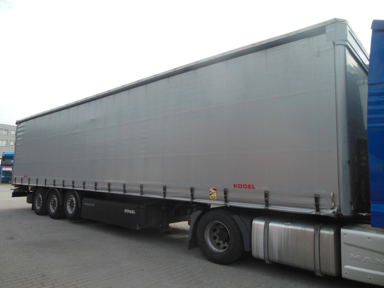 Kögel SN 24, SAF, PALETTEN BOX, - Gardintrailer: bilde 2 Kögel SN 24, SAF, PALETTEN BOX, - Gardintrailer: bilde 2
