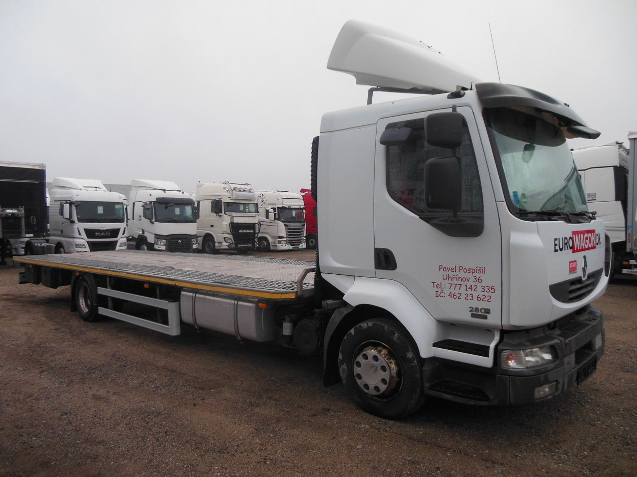 Renault Midlum 280.12 DXI, Plattform 8,5 m, Euro 5 - Planbil: bilde 2 Renault Midlum 280.12 DXI, Plattform 8,5 m, Euro 5 - Planbil: bilde 2