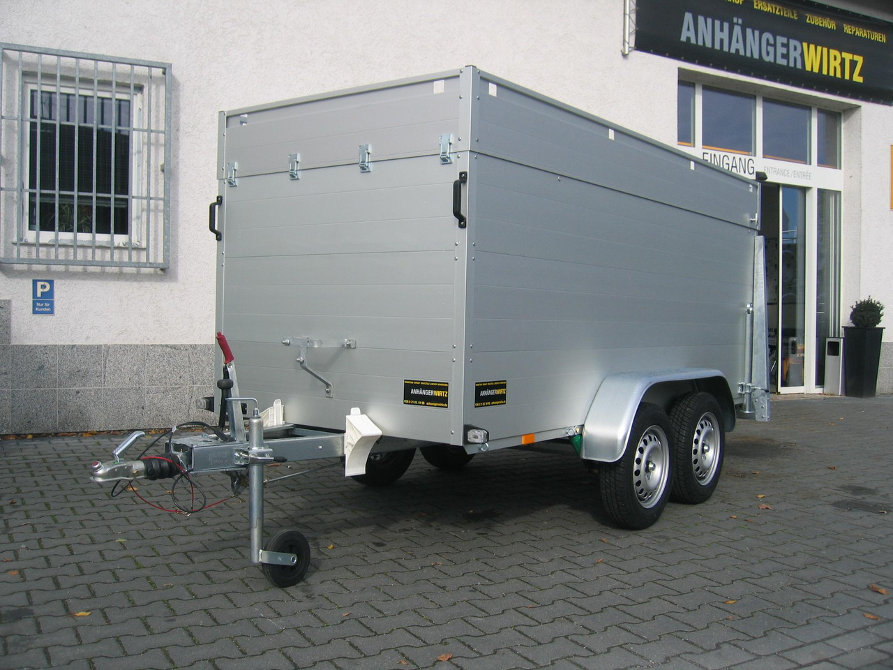 ALUBOXX Deckelanhänger GTT 1500 VT2 301x126x118cm Heckrampe (M) 1500kg order Aktion - Skaphenger: bilde 2 ALUBOXX Deckelanhänger GTT 1500 VT2 301x126x118cm Heckrampe (M) 1500kg order Aktion - Skaphenger: bilde 2