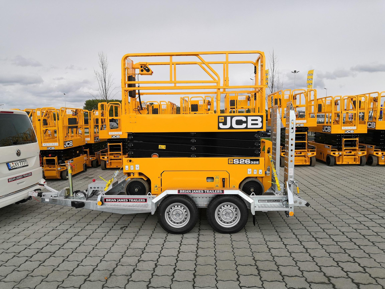 Brian James Digger Plant 543-2813-27 280x130cm Schaufelablage Rampen Reserverad 2700kg Aktion - Maskinhenger: bilde 2 Brian James Digger Plant 543-2813-27 280x130cm Schaufelablage Rampen Reserverad 2700kg Aktion - Maskinhenger: bilde 2