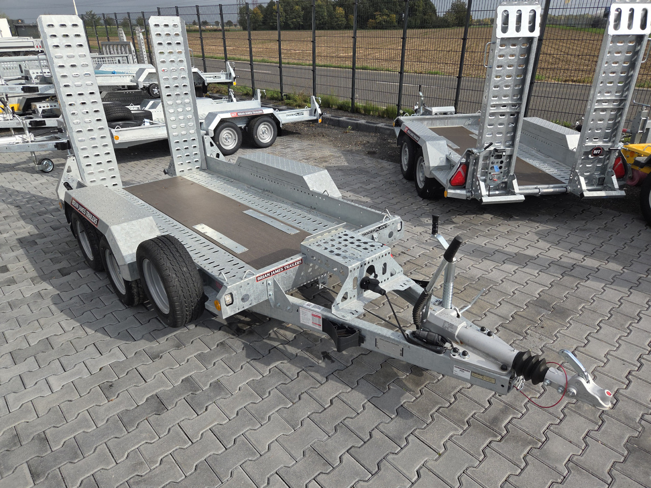 Maskinhenger Brian James Digger Plant 543-2813-35 280x130cm Auffahrrampen klappbar Reserverad 3500kg: bilde 11