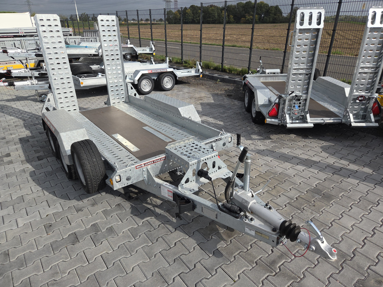 Maskinhenger Brian James Digger Plant 543-2813-35 280x130cm Auffahrrampen klappbar Reserverad 3500kg: bilde 12