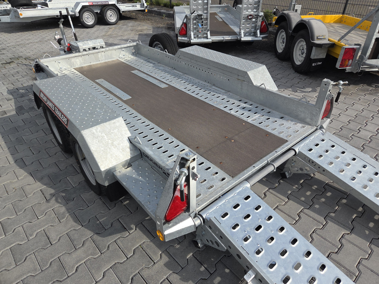 Brian James Digger Plant 543-2813-35 280x130cm Auffahrrampen klappbar Reserverad 3500kg - Maskinhenger: bilde 4 Brian James Digger Plant 543-2813-35 280x130cm Auffahrrampen klappbar Reserverad 3500kg - Maskinhenger: bilde 4