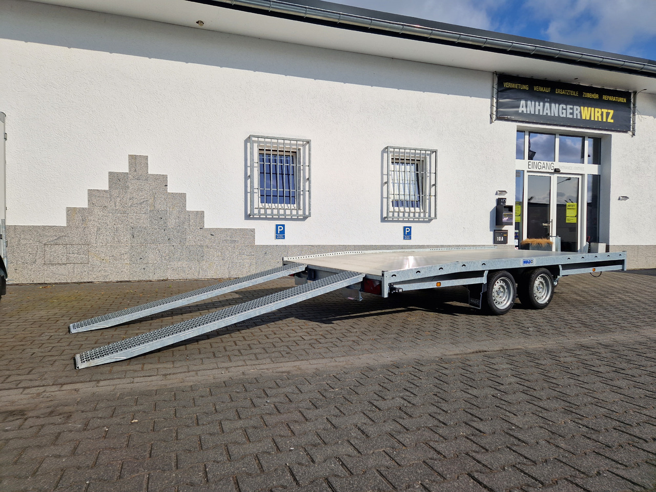Planhenger/ Flathenger CARAX-2 3000 Multitransporter 440x207cm Aluboden Auffahrrampen 3000kg Winter Aktion: bilde 13