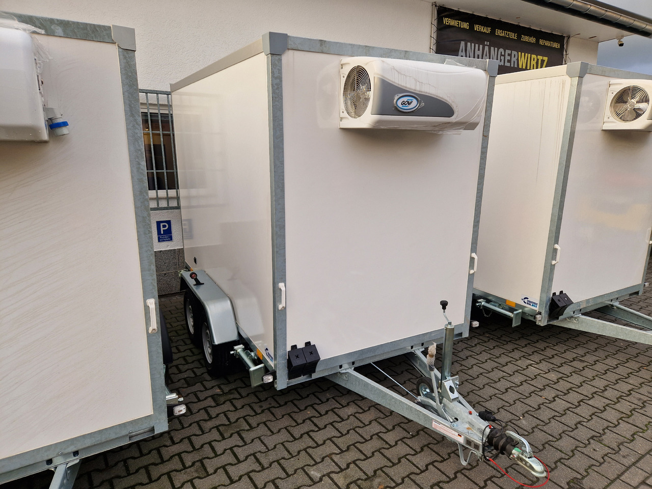 Kargo CoolBoxx FK2030HT 296x162x200cm 230V Govi Kühlung Stützen 2000kg 100km/H Abverkauf - Kjølehenger: bilde 1 Kargo CoolBoxx FK2030HT 296x162x200cm 230V Govi Kühlung Stützen 2000kg 100km/H Abverkauf - Kjølehenger: bilde 1