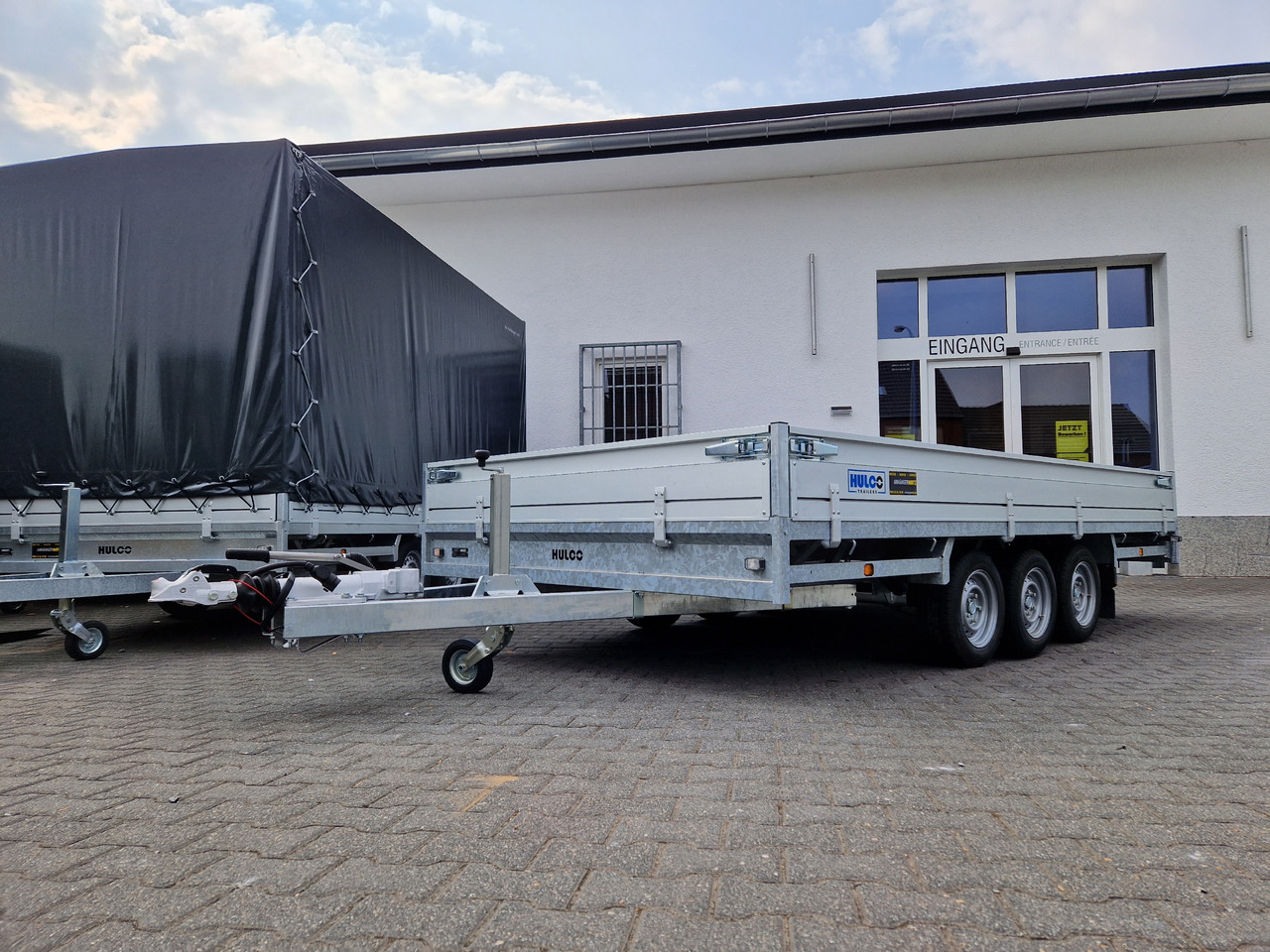 MEDAX - 3 3500 405x223x30cm Tridem 12" niedrig Fahrwerk (XL) 3500kg - Planhenger/ Flathenger: bilde 3 MEDAX - 3 3500 405x223x30cm Tridem 12" niedrig Fahrwerk (XL) 3500kg - Planhenger/ Flathenger: bilde 3