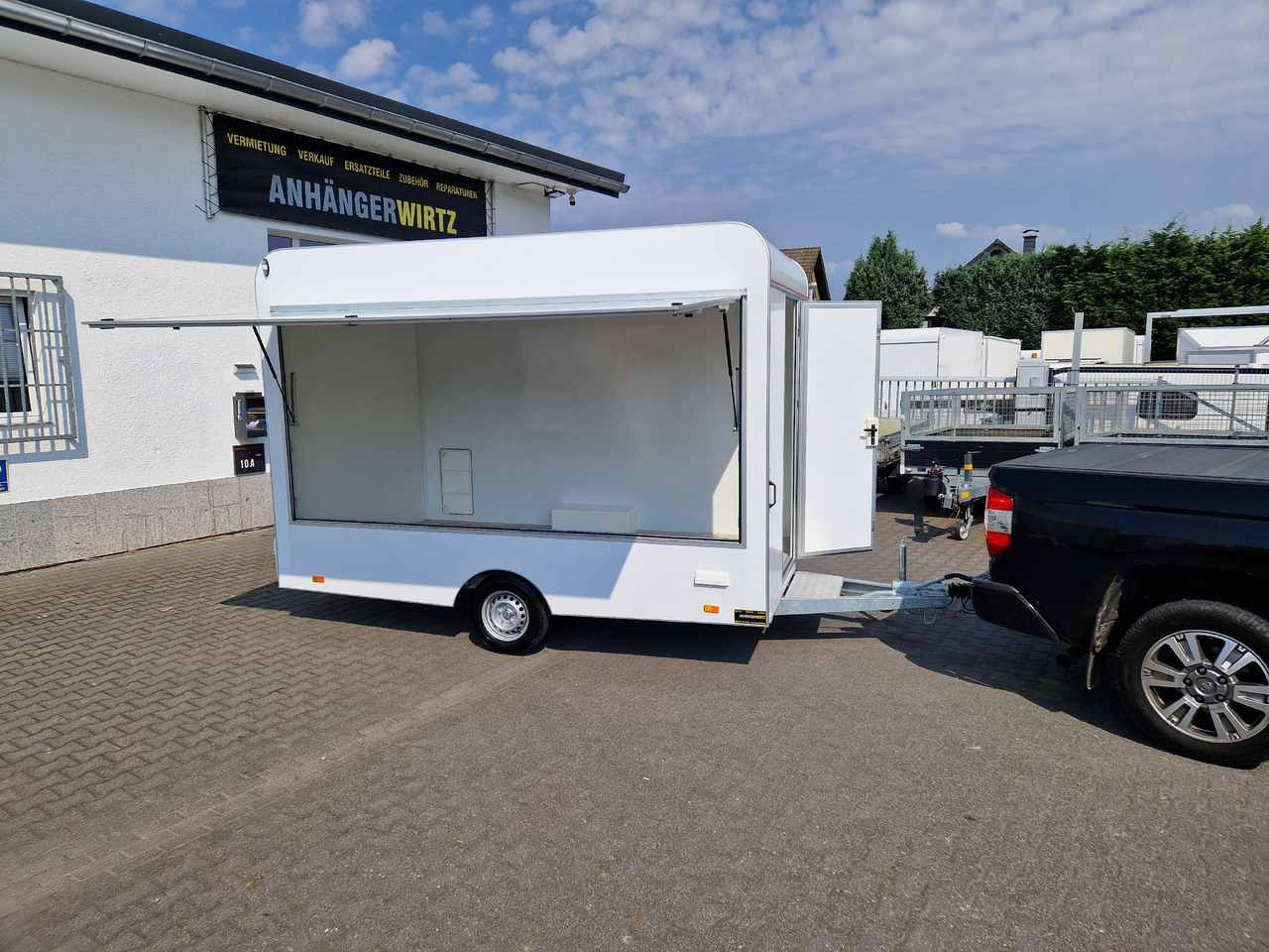 Salgsvogn Verkaufsanhänger VK 360 200 aero retro 360cm 1 Verkaufsklappe 1300kg Winter AKTION: bilde 7 Salgsvogn Verkaufsanhänger VK 360 200 aero retro 360cm 1 Verkaufsklappe 1300kg Winter AKTION: bilde 7