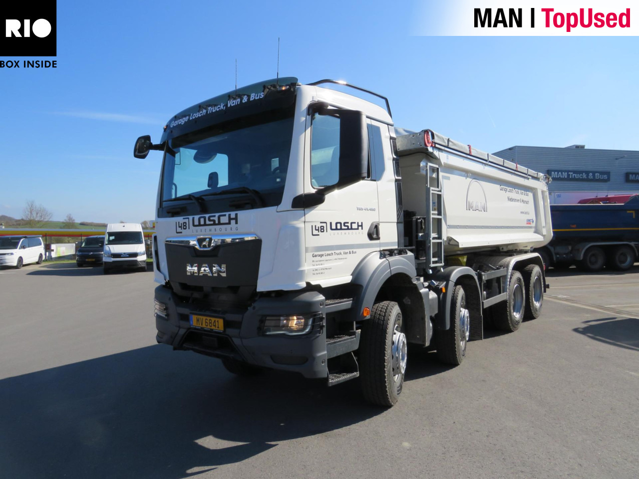 MAN TGS 41.480 8x4 BB CH Schmitz Muldenkipper Retarder - Tippbil: bilde 1 MAN TGS 41.480 8x4 BB CH Schmitz Muldenkipper Retarder - Tippbil: bilde 1
