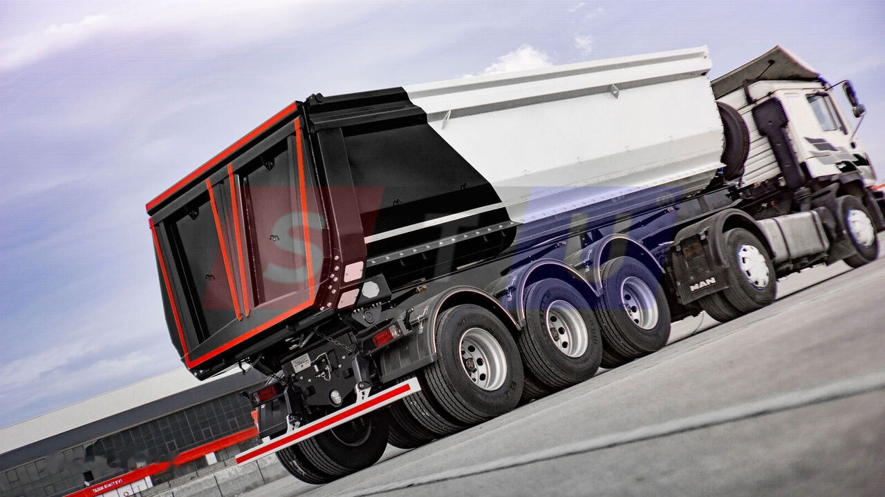 STU 3 AXLE TIPPER TRAILER / 3 ESSİEUX REMORQUE BENNE - Tippsemi: bilde 2 STU 3 AXLE TIPPER TRAILER / 3 ESSİEUX REMORQUE BENNE - Tippsemi: bilde 2