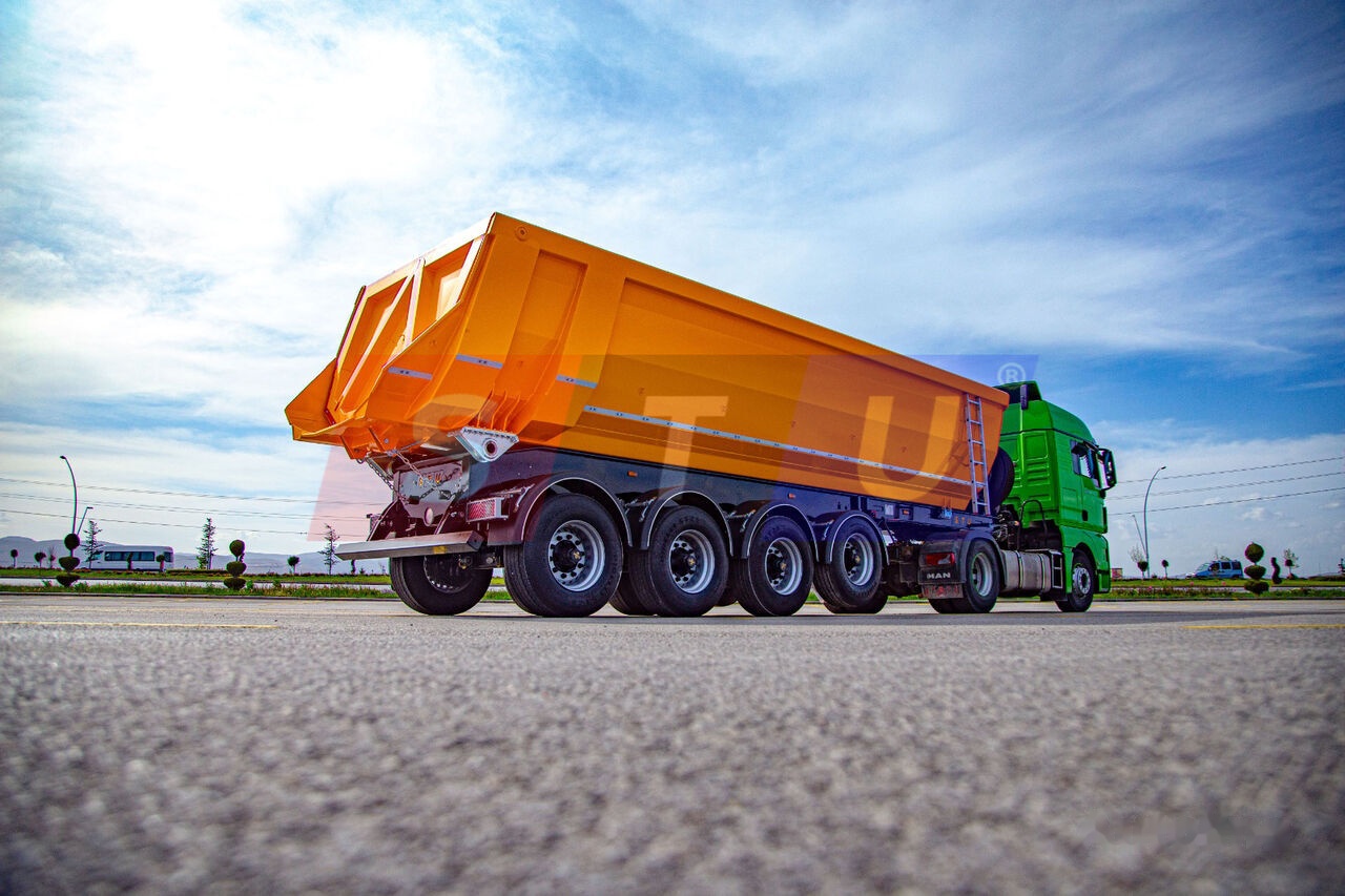 STU 4 AXLE TIPPER TRAILER / 4 ESSİEUX BENNE REMORQUE - Tippsemi: bilde 1 STU 4 AXLE TIPPER TRAILER / 4 ESSİEUX BENNE REMORQUE - Tippsemi: bilde 1