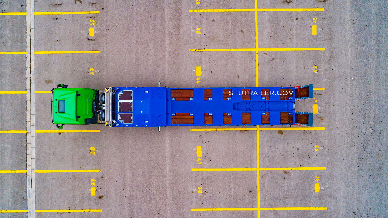 STU 5 Axle Hydraulic Steering Extendable Low Laoder - Lavloader semitrailer: bilde 3 STU 5 Axle Hydraulic Steering Extendable Low Laoder - Lavloader semitrailer: bilde 3
