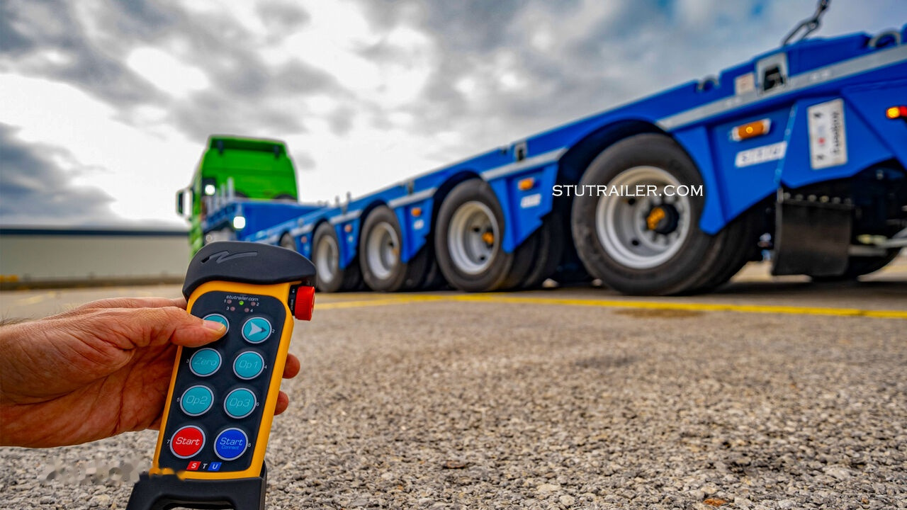 STU 5 Axle Hydraulic Steering Extendable Low Laoder - Lavloader semitrailer: bilde 2 STU 5 Axle Hydraulic Steering Extendable Low Laoder - Lavloader semitrailer: bilde 2