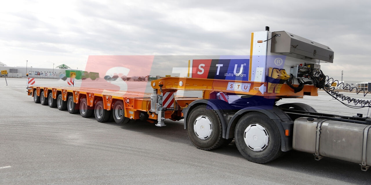 Ny Lavloader semitrailer STU 8 AXLE LOWBED- HYDRAULIC STEERING AXLES / 8 ESSİEUX SURBAISSES-E: bilde 7