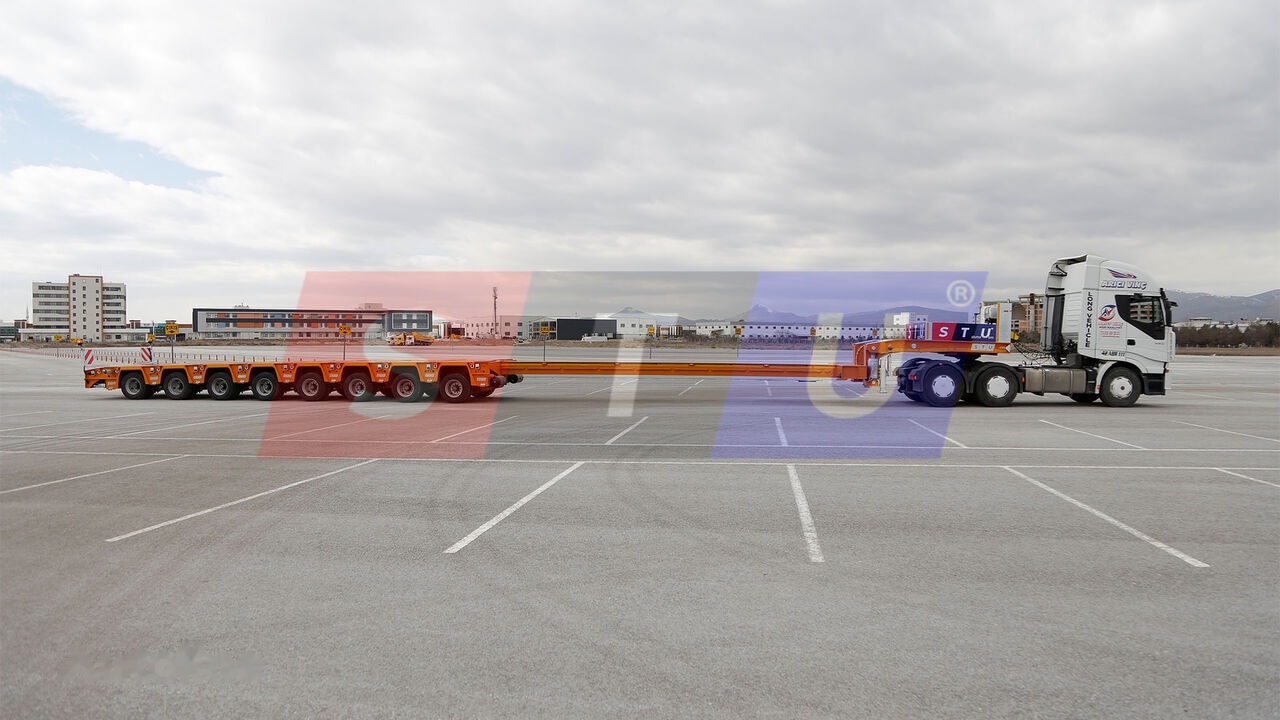 Ny Lavloader semitrailer STU 8 AXLE LOWBED- HYDRAULIC STEERING AXLES / 8 ESSİEUX SURBAISSES-E: bilde 8