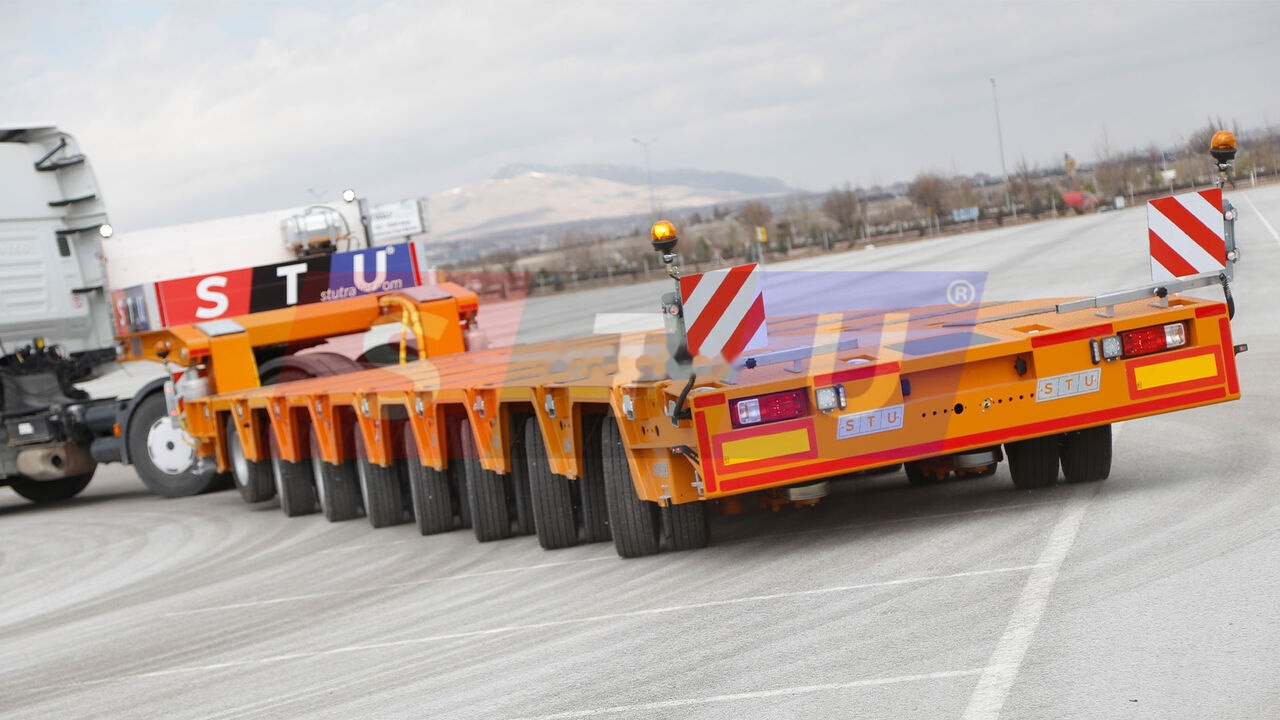 Ny Lavloader semitrailer STU 8 AXLE LOWBED- HYDRAULIC STEERING AXLES / 8 ESSİEUX SURBAISSES-E: bilde 10