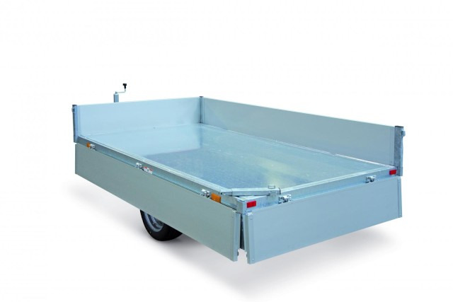 Humbaur HUK 182715 Heckkipper 1,8 t. 2680 x 1500 x 300mm - Tipphenger: bilde 2 Humbaur HUK 182715 Heckkipper 1,8 t. 2680 x 1500 x 300mm - Tipphenger: bilde 2