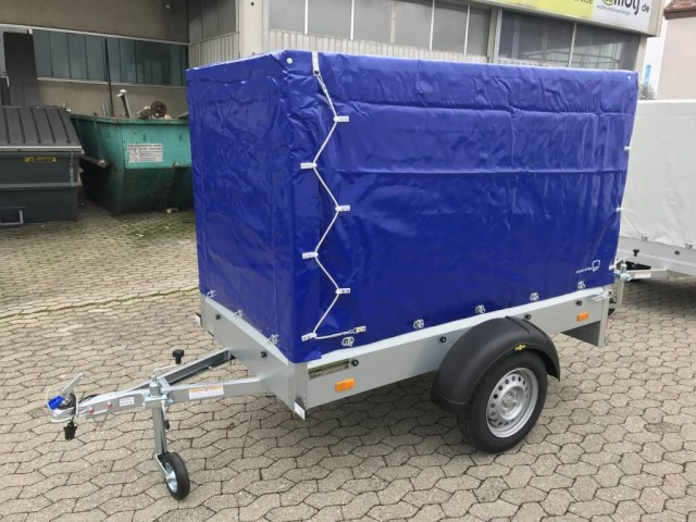 Humbaur Steely mit Hochplane 140 cm, 750 kg 2050x1095x300mm - Biltilhenger: bilde 1 Humbaur Steely mit Hochplane 140 cm, 750 kg 2050x1095x300mm - Biltilhenger: bilde 1