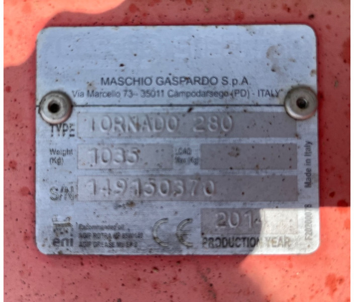 Maschio Tornado 280 - Beitepusser: bilde 5 Maschio Tornado 280 - Beitepusser: bilde 5