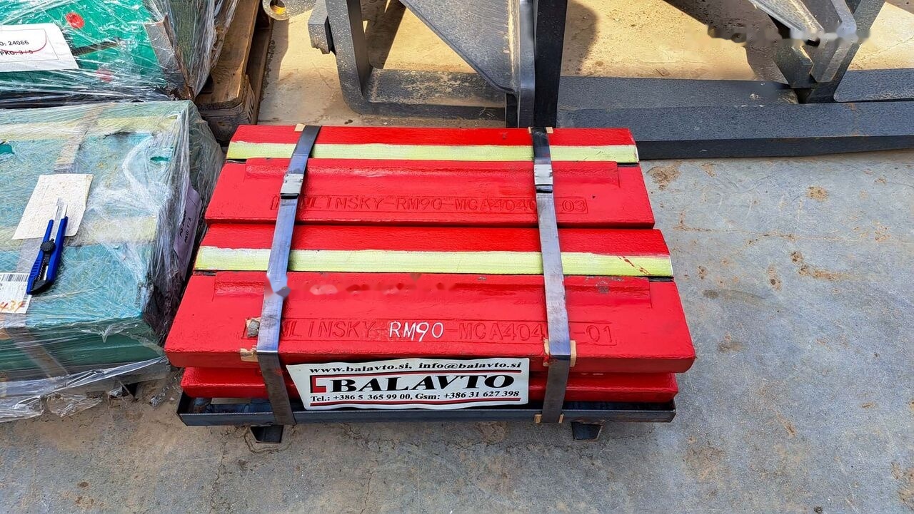 Blow bar Rubble Master RM90 for crusher - Reservedeler for Knuseverk: bilde 2 Blow bar Rubble Master RM90 for crusher - Reservedeler for Knuseverk: bilde 2