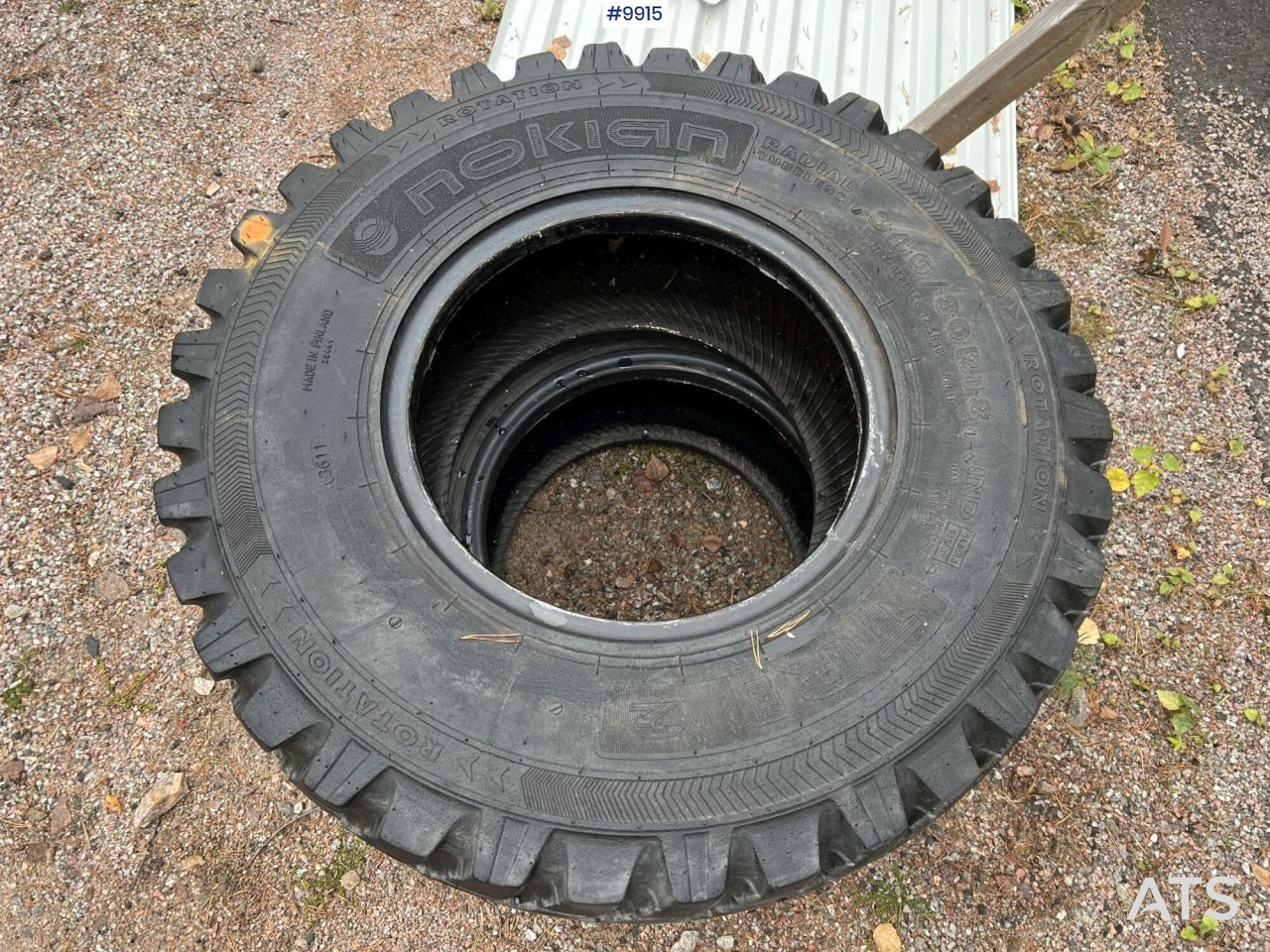 2 st NOKIAN 340/80R18 däck - Dekk for Bygg og anlegg: bilde 2 2 st NOKIAN 340/80R18 däck - Dekk for Bygg og anlegg: bilde 2