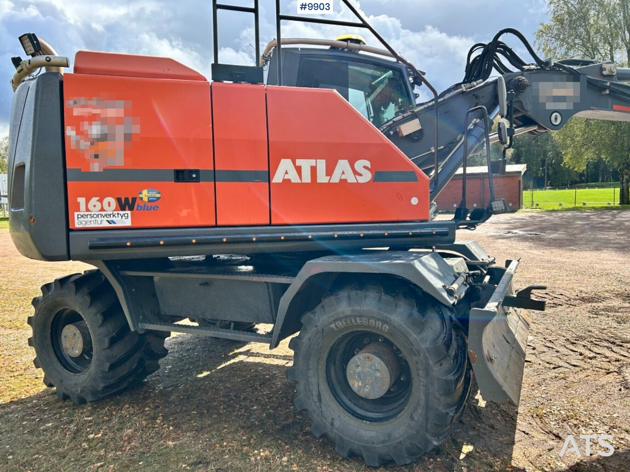 Atlas 160 wheel excavator with tiltrotator and attachments - Hjulgraver: bilde 4 Atlas 160 wheel excavator with tiltrotator and attachments - Hjulgraver: bilde 4