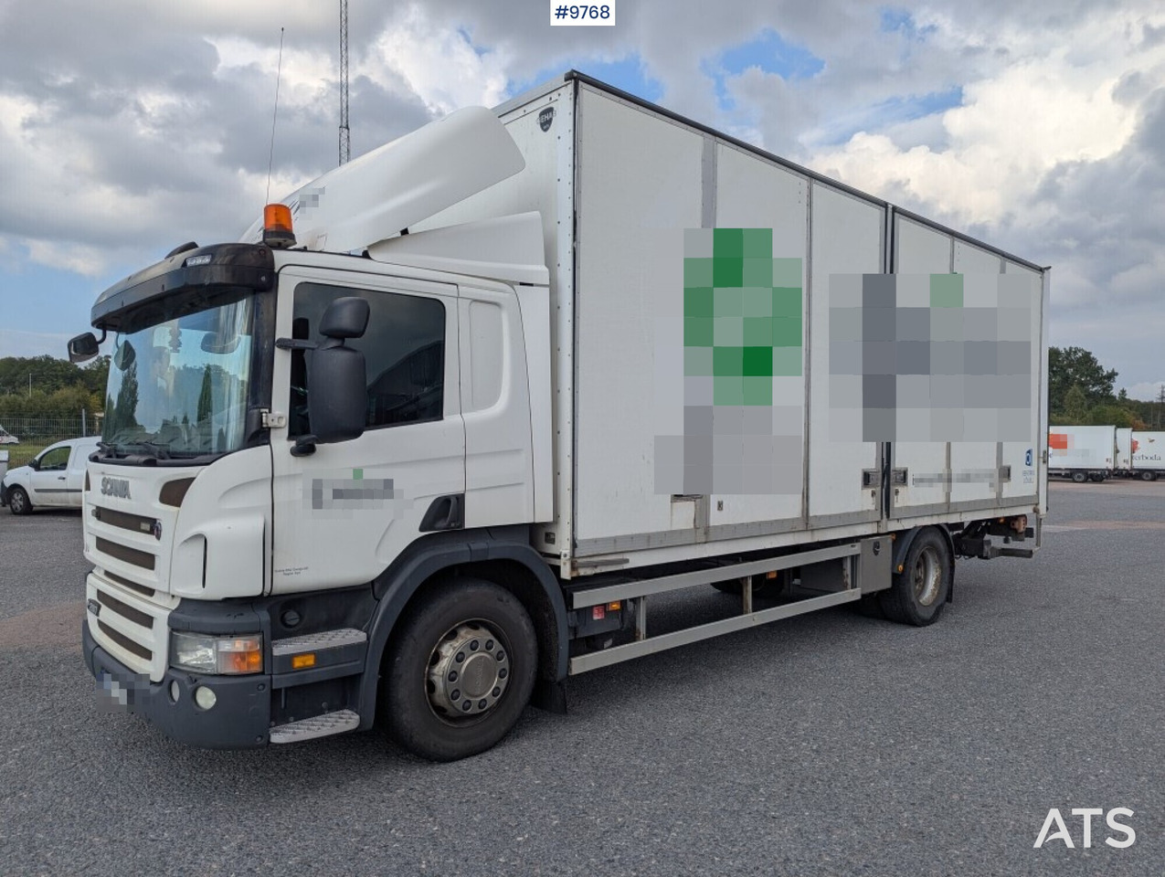 Box Truck Scania P280 4X2 with tail lift - Skapbil: bilde 1 Box Truck Scania P280 4X2 with tail lift - Skapbil: bilde 1