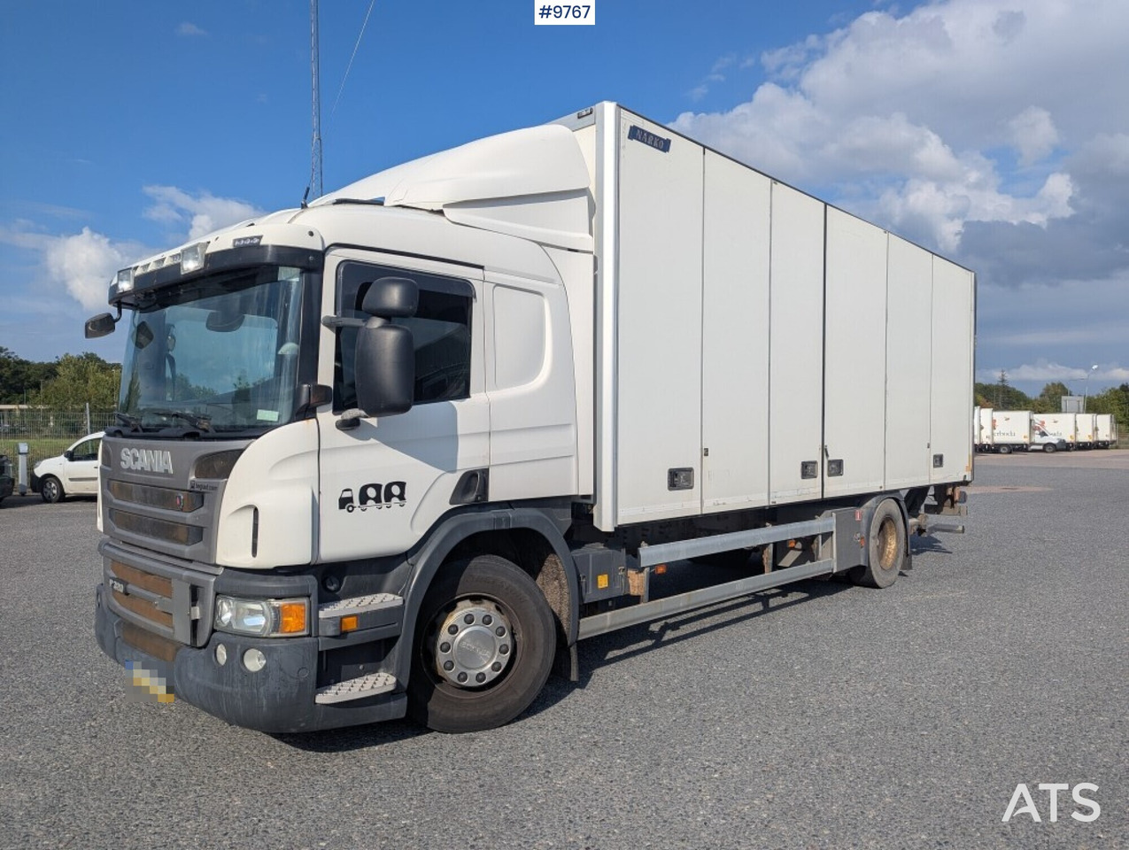 Box Truck Scania P320 4X2 with tail lift - Skapbil: bilde 1 Box Truck Scania P320 4X2 with tail lift - Skapbil: bilde 1