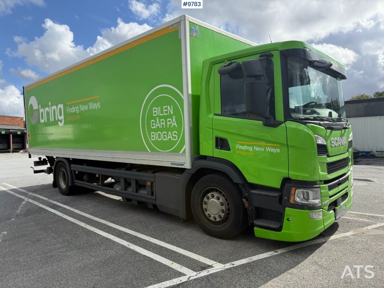 Box truck Scania P280 gas-powered - Skapbil: bilde 2 Box truck Scania P280 gas-powered - Skapbil: bilde 2