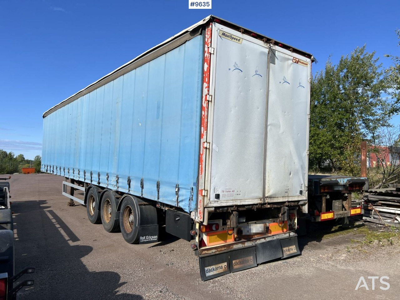 Chapel trailer Fruehauf SS136/P3S - Gardintrailer: bilde 3 Chapel trailer Fruehauf SS136/P3S - Gardintrailer: bilde 3