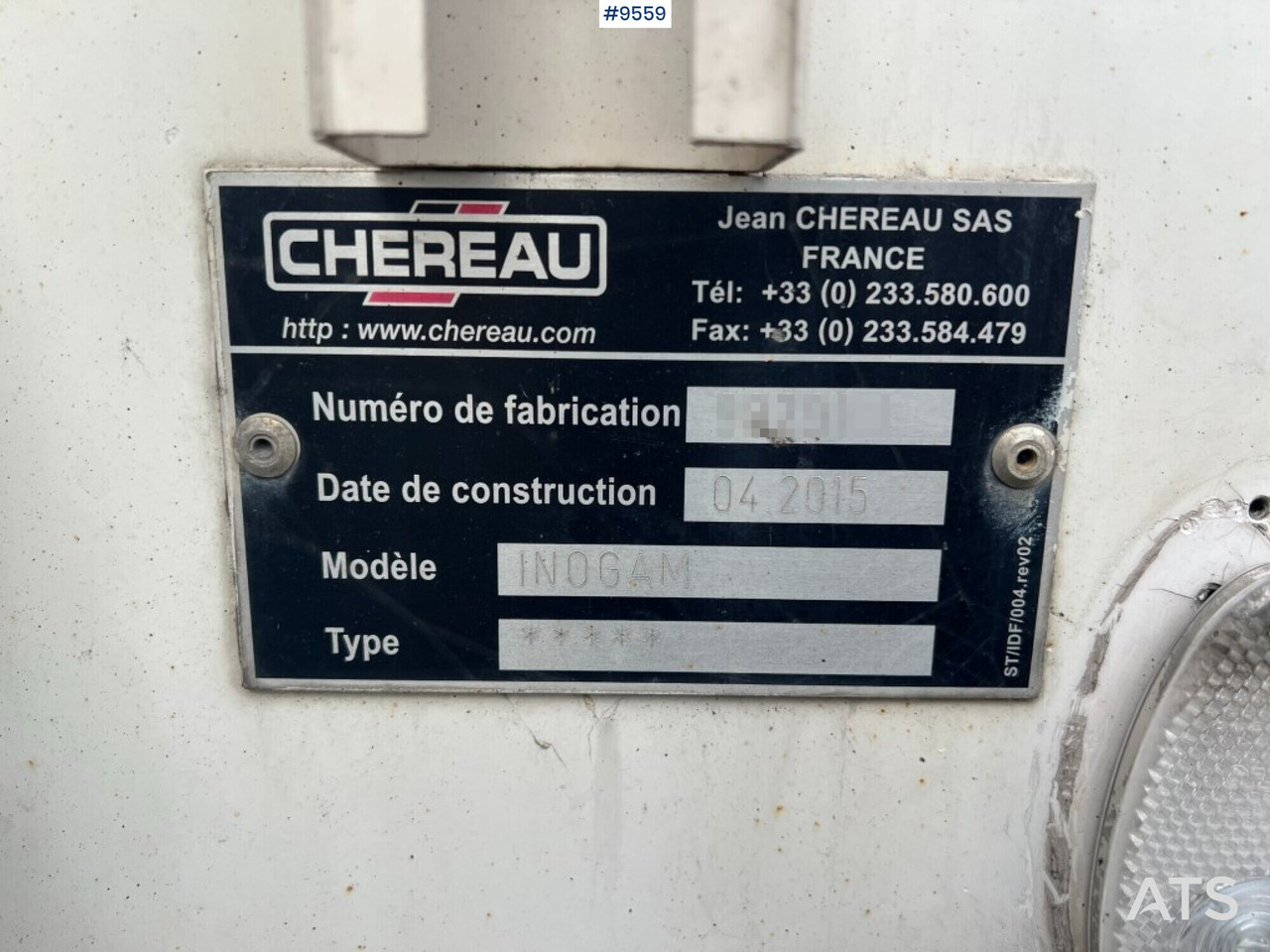 Leie  Container trailer Chereau CSD2 with Dolly Container trailer Chereau CSD2 with Dolly: bilde 14