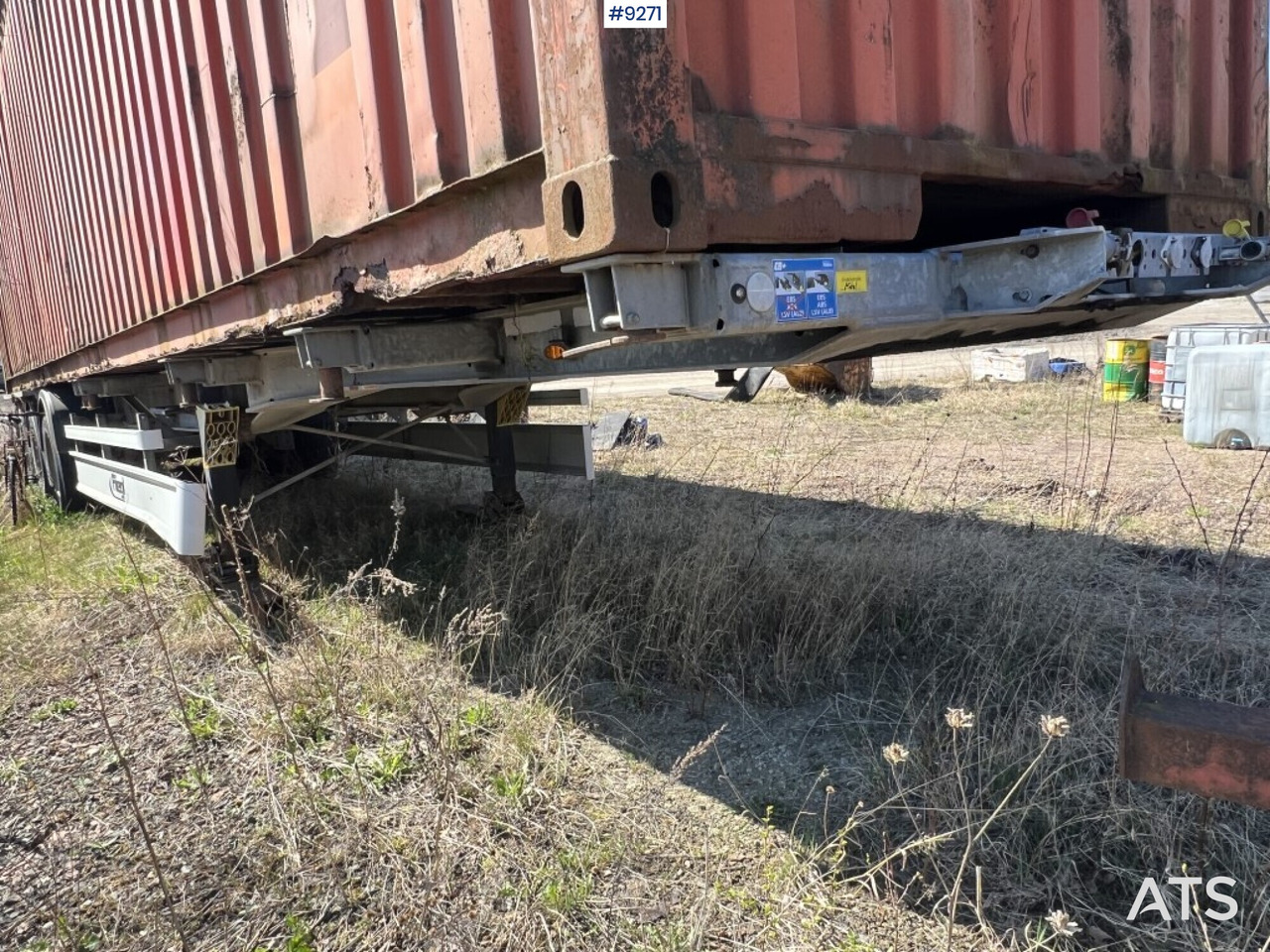 Container trailer- FLIEGL - Container-transport/ Vekselflak semitrailer: bilde 5 Container trailer- FLIEGL - Container-transport/ Vekselflak semitrailer: bilde 5