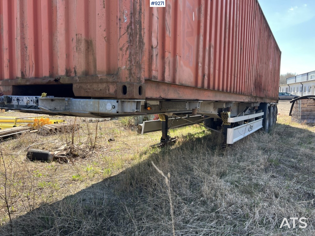 Container trailer- FLIEGL - Container-transport/ Vekselflak semitrailer: bilde 4 Container trailer- FLIEGL - Container-transport/ Vekselflak semitrailer: bilde 4