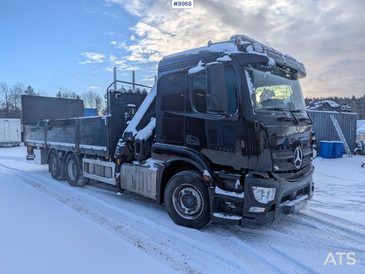 Crane Truck Mercedes Benz Actros HIAB (SEE VIDEO) - Kranbil: bilde 2 Crane Truck Mercedes Benz Actros HIAB (SEE VIDEO) - Kranbil: bilde 2