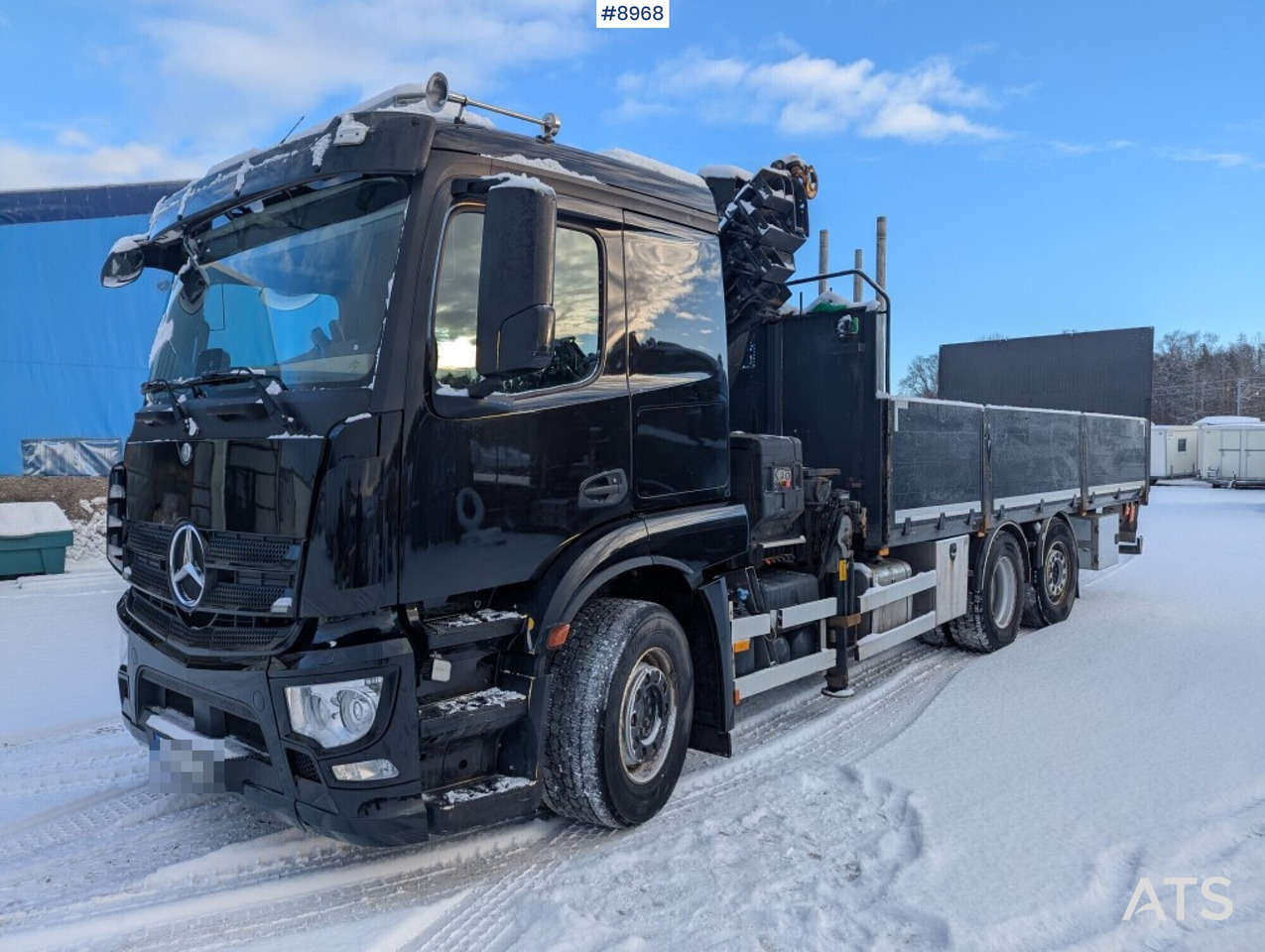 Crane Truck Mercedes Benz Actros HIAB (SEE VIDEO) - Kranbil: bilde 1 Crane Truck Mercedes Benz Actros HIAB (SEE VIDEO) - Kranbil: bilde 1