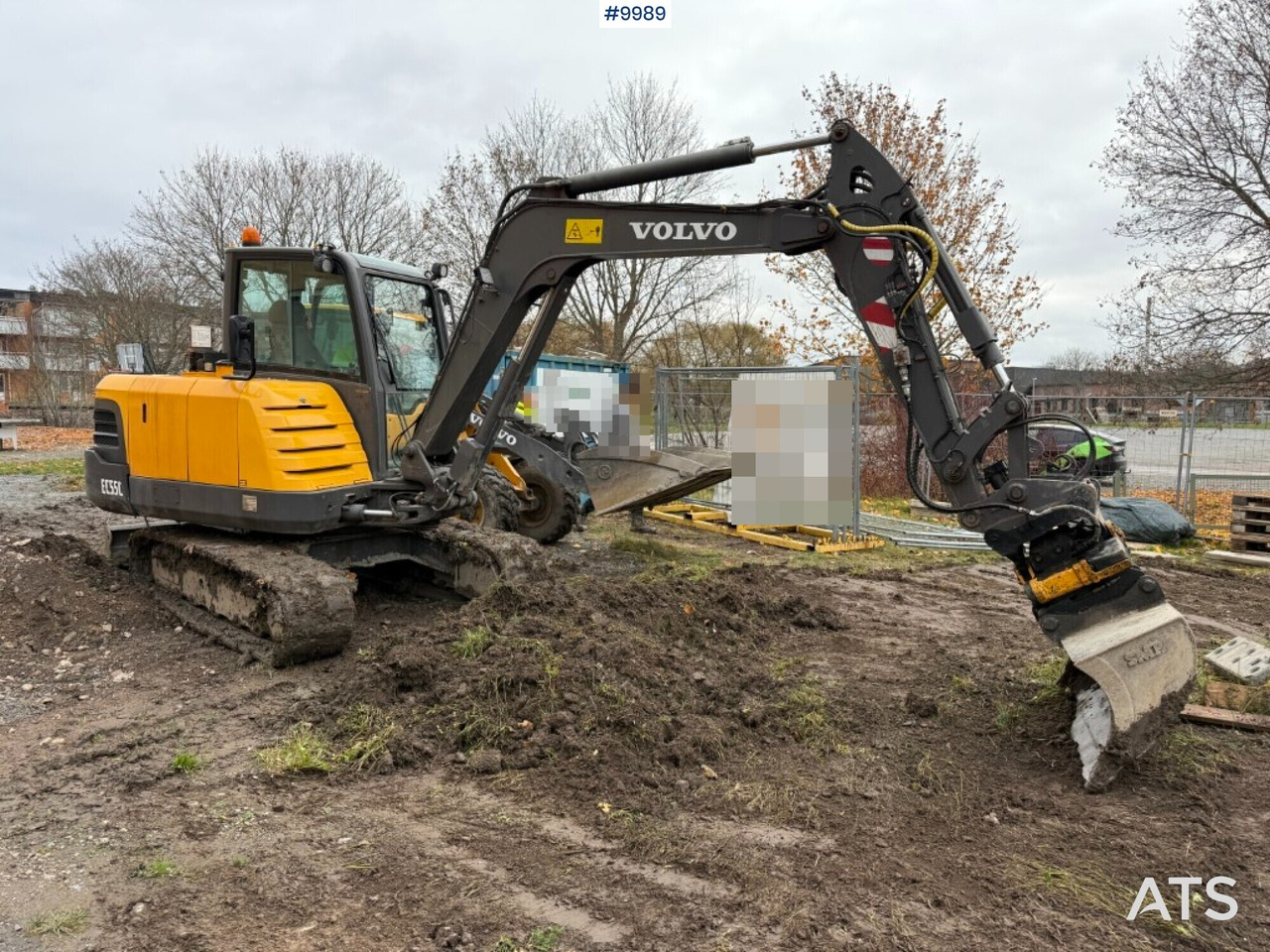 Crawler excavator Volvo EC55C with tiltrotator and buckets - Beltegraver: bilde 1 Crawler excavator Volvo EC55C with tiltrotator and buckets - Beltegraver: bilde 1