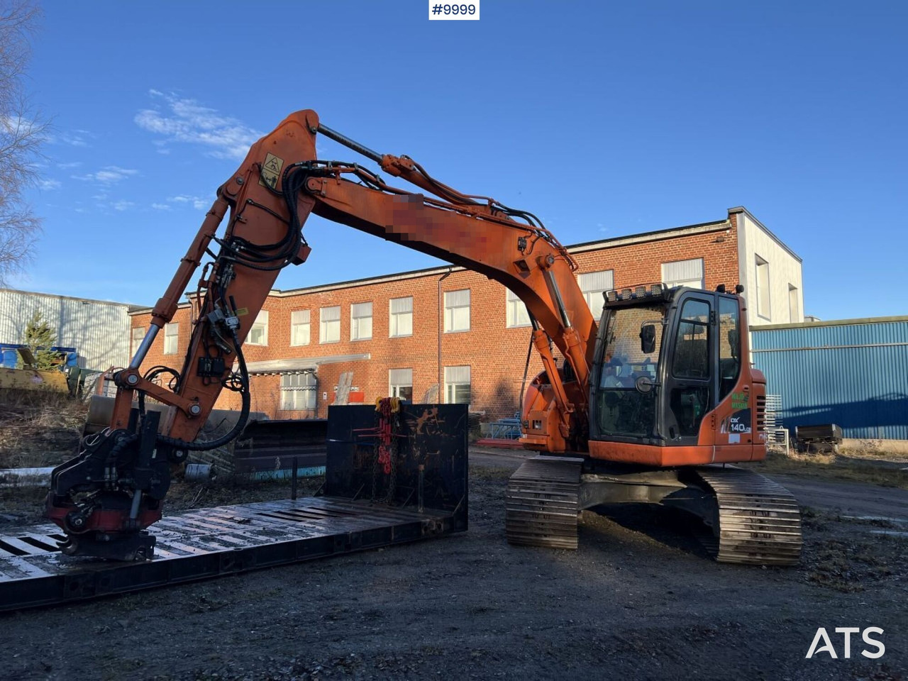 Doosan DX140LCR-3 Excavator with rotator - Beltegraver: bilde 1 Doosan DX140LCR-3 Excavator with rotator - Beltegraver: bilde 1
