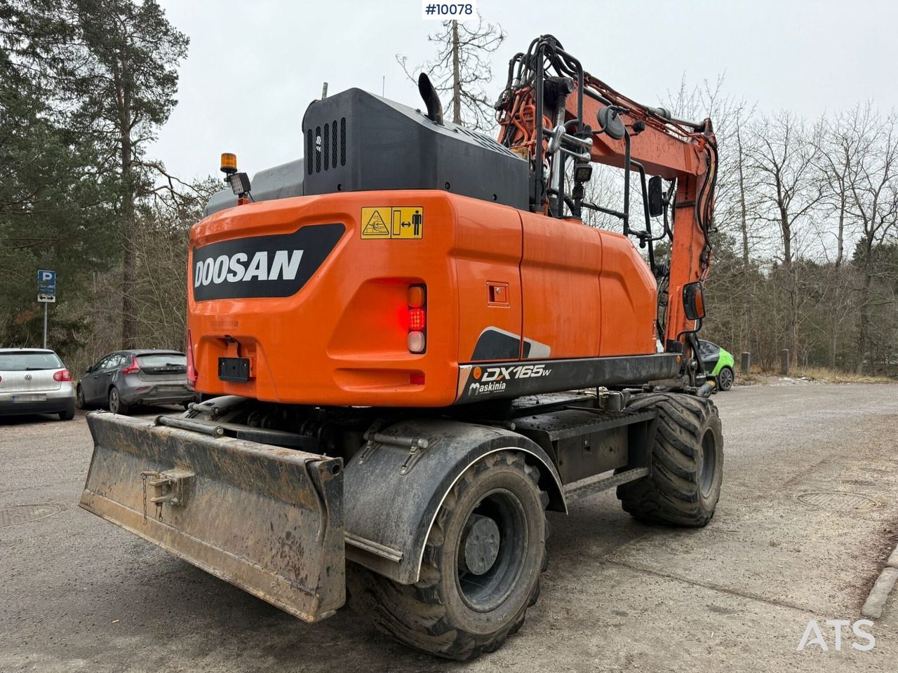 Doosan DX165W-5 Wheeled excavator (VIDEO) - Hjulgraver: bilde 5 Doosan DX165W-5 Wheeled excavator (VIDEO) - Hjulgraver: bilde 5