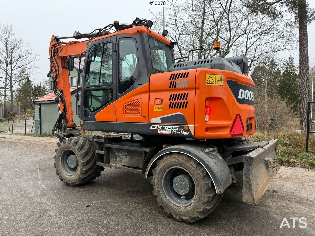 Doosan DX165W-5 Wheeled excavator (VIDEO) - Hjulgraver: bilde 3 Doosan DX165W-5 Wheeled excavator (VIDEO) - Hjulgraver: bilde 3