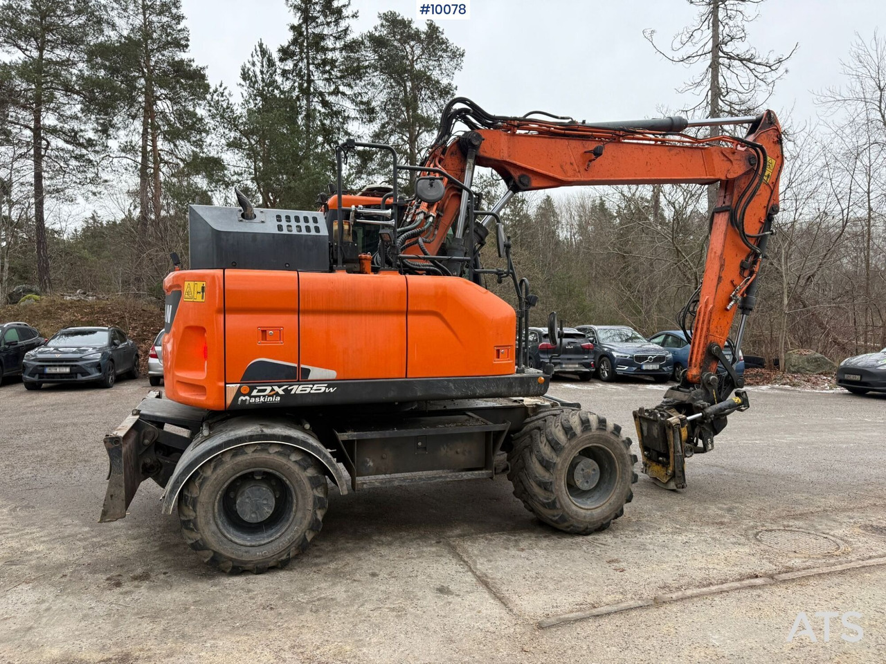Doosan DX165W-5 Wheeled excavator (VIDEO) - Hjulgraver: bilde 4 Doosan DX165W-5 Wheeled excavator (VIDEO) - Hjulgraver: bilde 4