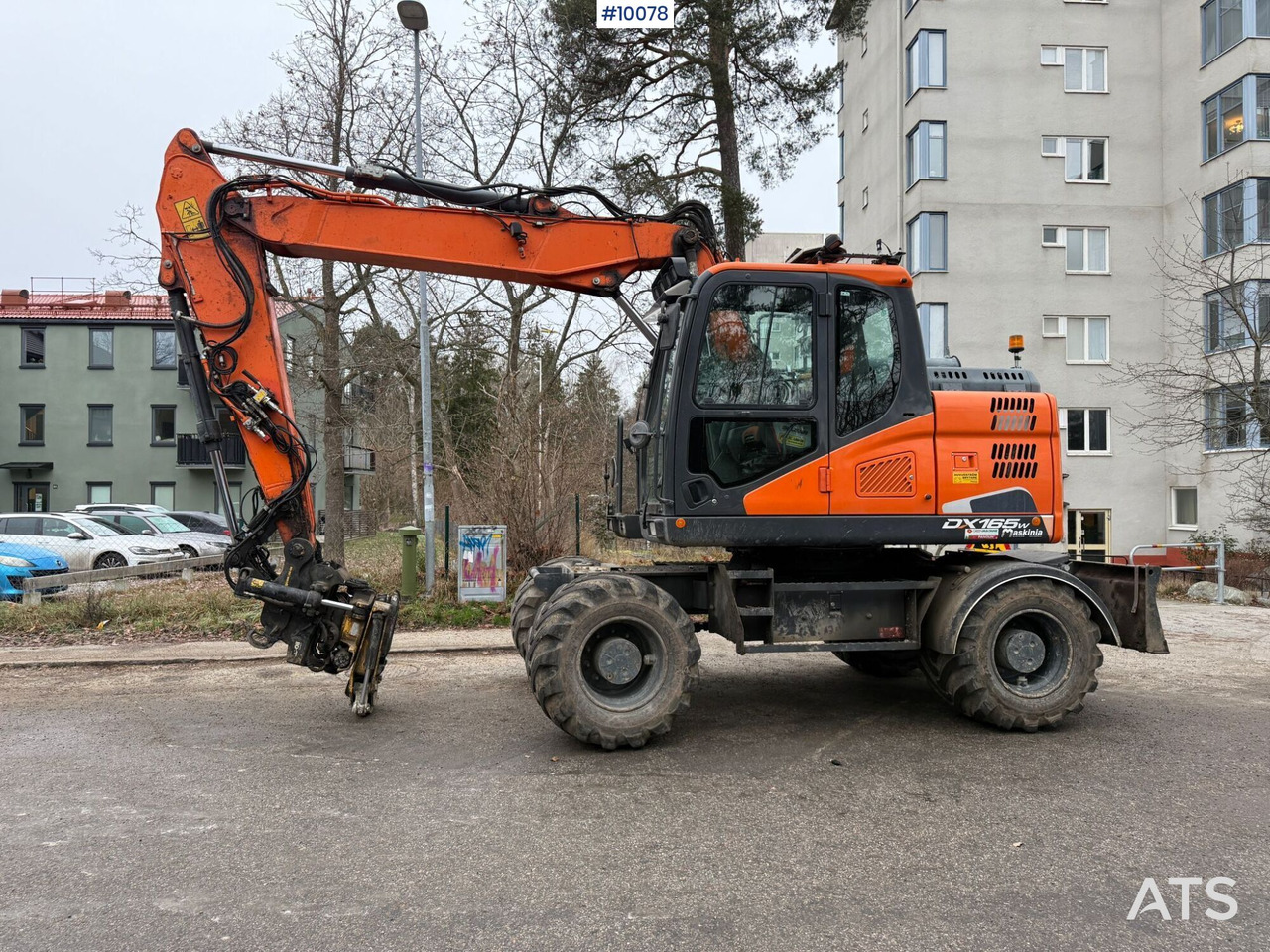 Doosan DX165W-5 Wheeled excavator (VIDEO) - Hjulgraver: bilde 2 Doosan DX165W-5 Wheeled excavator (VIDEO) - Hjulgraver: bilde 2