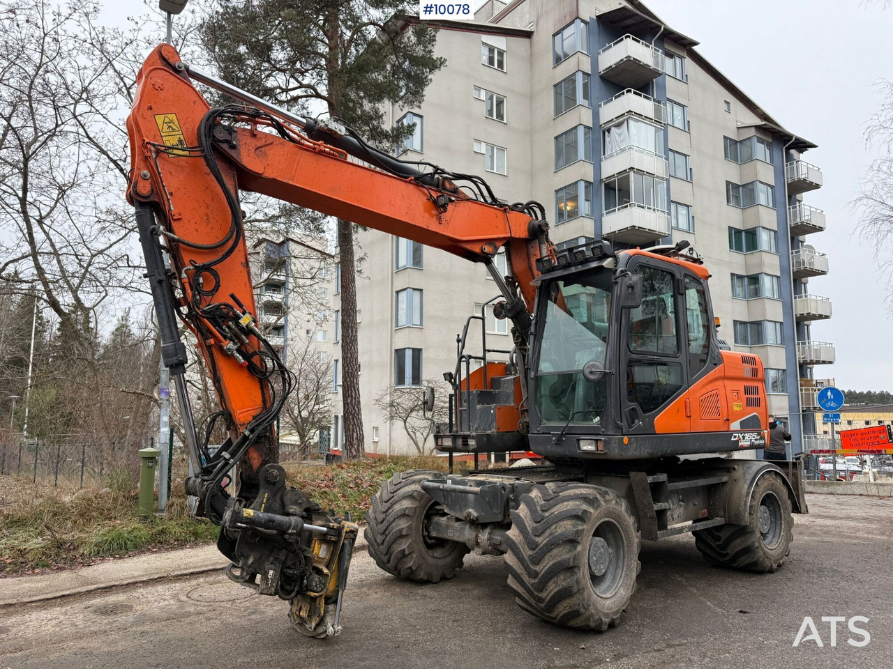 Doosan DX165W-5 Wheeled excavator (VIDEO) - Hjulgraver: bilde 1 Doosan DX165W-5 Wheeled excavator (VIDEO) - Hjulgraver: bilde 1