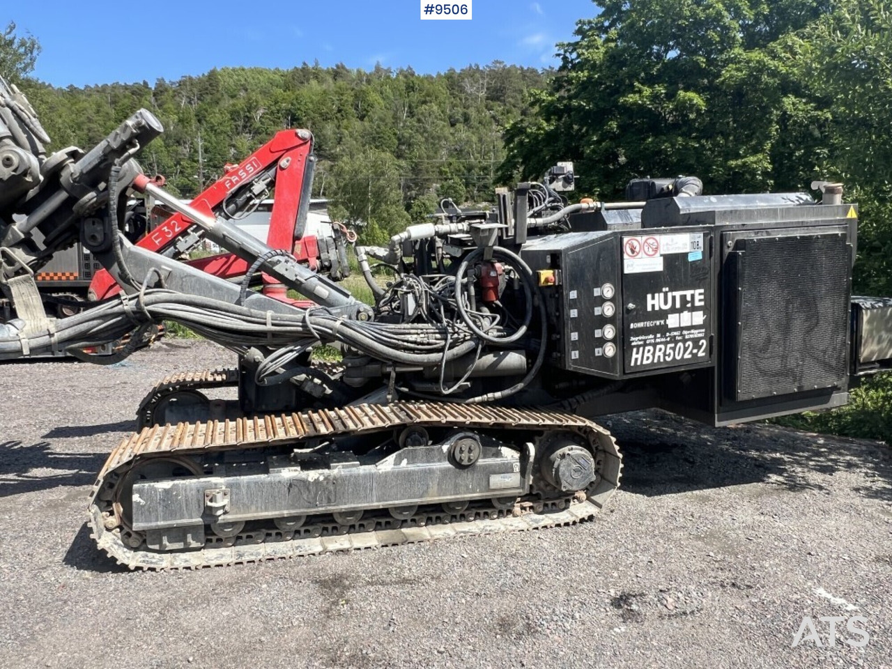 Drill rig Hütte with Fassi F32 crane - Borustyr: bilde 2 Drill rig Hütte with Fassi F32 crane - Borustyr: bilde 2
