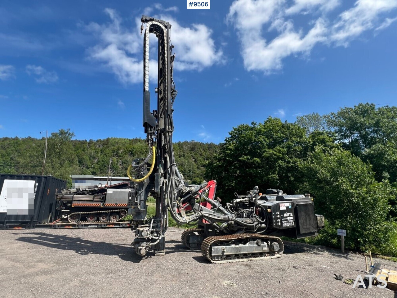 Drill rig Hütte with Fassi F32 crane - Borustyr: bilde 1 Drill rig Hütte with Fassi F32 crane - Borustyr: bilde 1