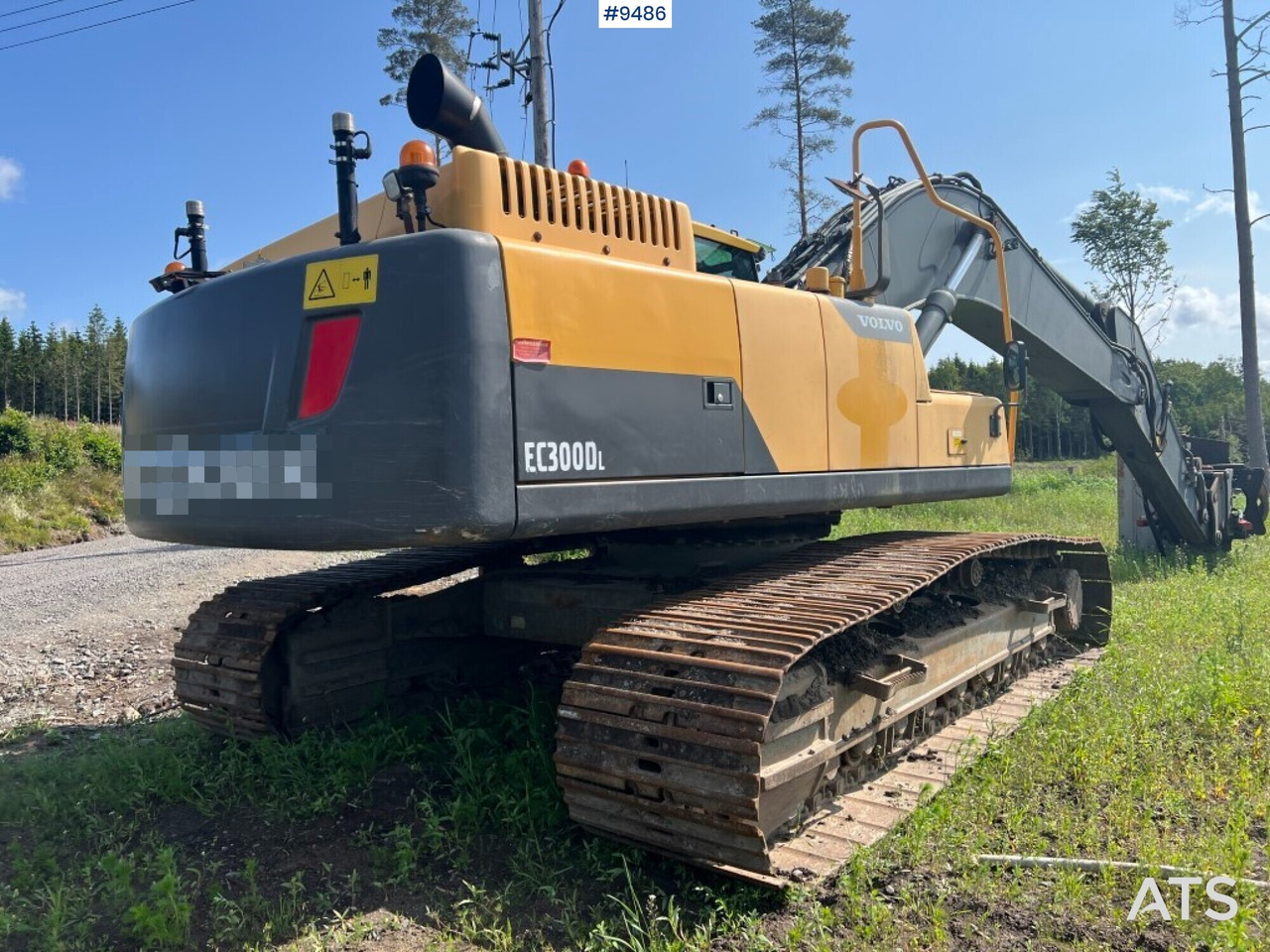 Beltegraver Excavator Volvo EC300DL- With excavator system and scale (See Video): bilde 11